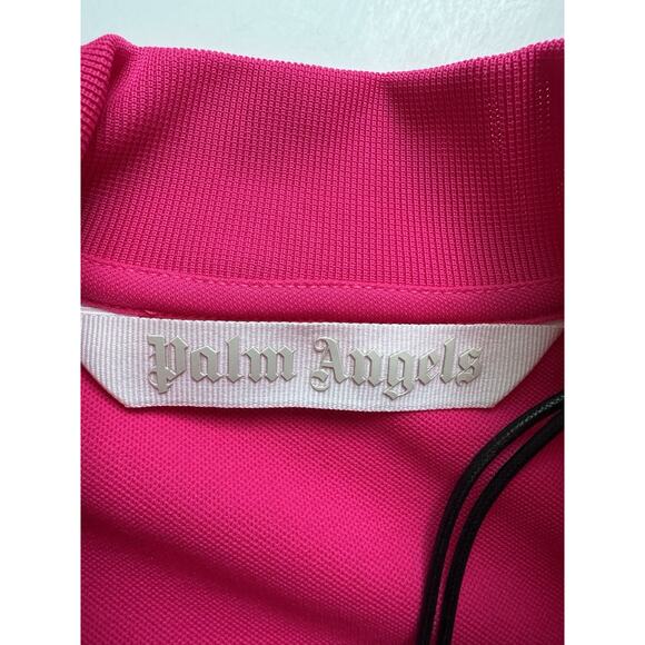 Palm Angels CLASSIC LOGO BOMBER TRACK FUCHSIA-OFFWHITE- XS Women’s - Picture 6 of 8